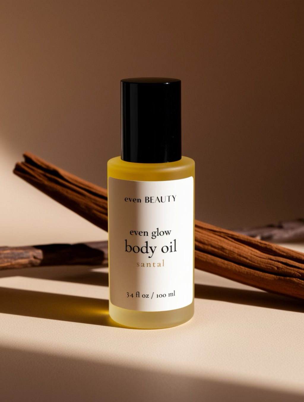 even glow body oil - santal
