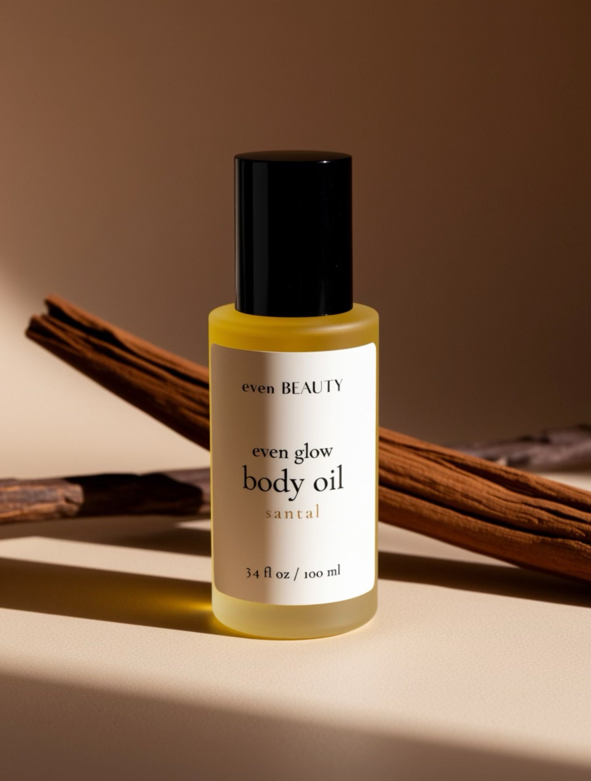 even glow body oil - santal