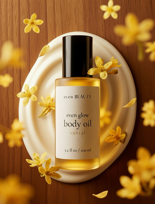 even glow body oil - santal